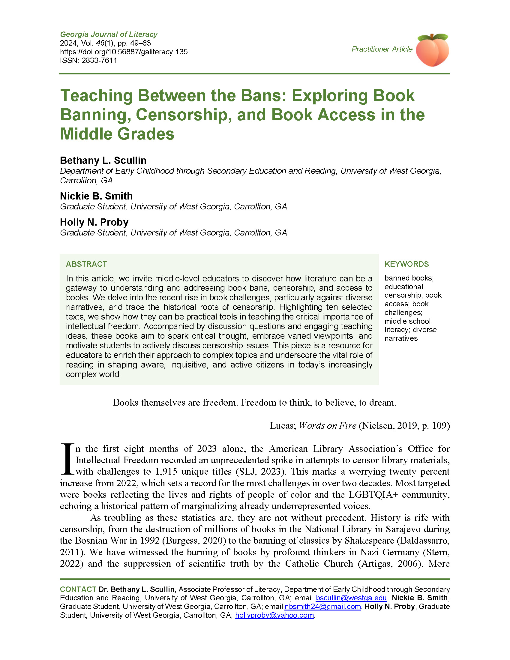 Teaching Between the Bans (Scullin et al., 2024)