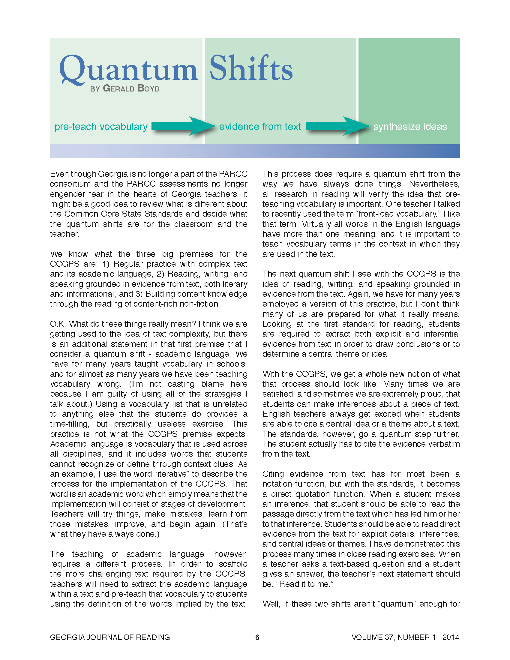 Quantum Shifts