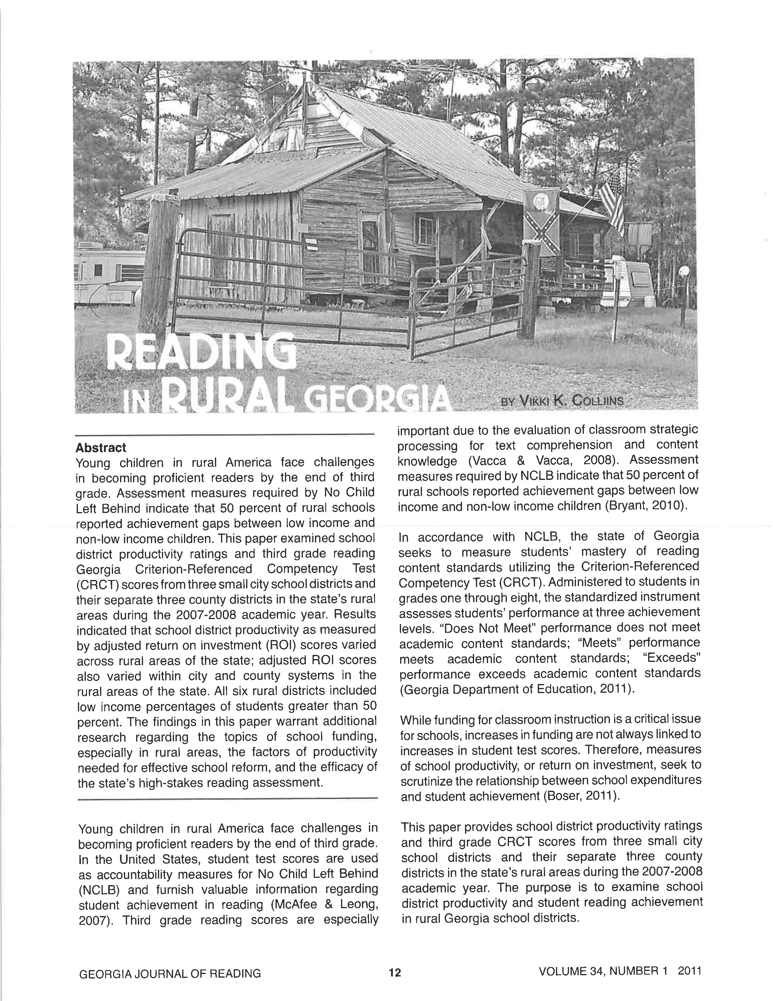 Reading in Rural Georgia